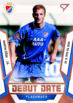 Martin Cizek Banik Ostrava SportZoo FORTUNA:LIGA 2022/23 2. serie Debut Date Flashback /99 #DF-4